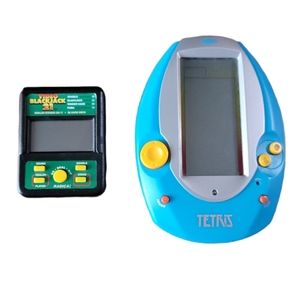 Tetris & Video Blackjack 21 Pocket video games